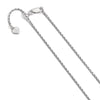 Sterling Silver 1.4 mm Adjustable Rope Chain Available Sizes 22"-30"