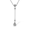 18K White Gold Diamond By The Yard Necklace 3.16CT