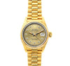 Rolex Datejust 26mm 18k Yellow Gold President Bracelet Champagne Dial