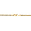 14k 2mm Lightweight Flat Bismark Chain Available Sizes 16"