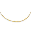 14K Polished with 3.5in ext. Adjustable Choker Available Size 12"