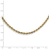 14K Two-tone Polished Textured Rope Necklace Available Size 18"