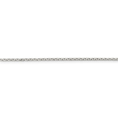 Sterling Silver 1.5 mm 8 Side Diamond Cut Cable Chain Available Sizes 16"-30"