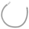 Sterling Silver Rhodium-plated Hollow Necklace Available Sizes 18"