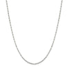 Sterling Silver 1.65mm Elongated Box Chain Available Sizes 16"-24"