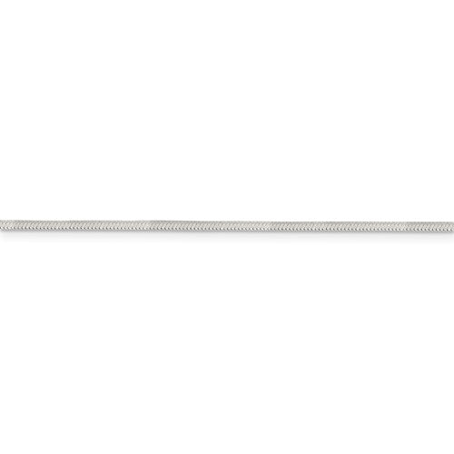 Sterling Silver 1mm Square Snake Chain Available Sizes 7"-24"