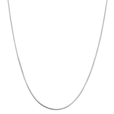 Sterling Silver 1mm Square Snake Chain Available Sizes 7"-24"