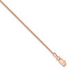 14k Rose Gold 1.2mm Spiga Chain Available Sizes 7"-33"