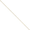 14k Yellow Gold .80mm Round Snake Chain Available Sizes 9"-24"