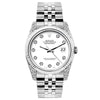 Rolex Datejust Diamond Watch, 26mm, Stainless SteelBracelet White Dial w/ Diamond Lugs