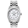 Rolex Datejust Diamond Watch, 26mm, Stainless SteelBracelet Rolex White Dial w/ Diamond Lugs