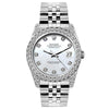 Rolex Datejust Diamond Watch, 26mm, Stainless SteelBracelet Blue Mother of Pearl Dial w/ Diamond Bezel and Lugs