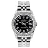 Rolex Datejust Diamond Watch, 26mm, Stainless SteelBracelet Black Star Dial w/ Diamond Bezel