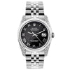 Rolex Datejust Diamond Watch, 26mm, Stainless SteelBracelet Black Rolex Dial w/ Diamond Lugs