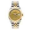 Rolex Datejust 36mm Yellow Gold and Stainless Steel Bracelet Yellow Gold Dial