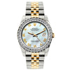 Rolex Datejust Diamond Watch, 26mm, Yellow Gold and Stainless Steel Bracelet Zumthor Dial w/ Diamond Bezel