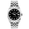 Rolex Datejust 26mm Stainless Steel Bracelet Black Roman Dial