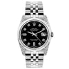 Rolex Datejust Diamond Watch, 26mm, Stainless SteelBracelet Black Dial w/ Diamond Lugs