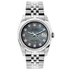 Rolex Datejust 26mm Stainless Steel Bracelet Black Mother of Pearl Dial