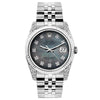 Rolex Datejust Diamond Watch, 26mm, Stainless SteelBracelet Black Mother of Pearl Dial w/ Diamond Lugs