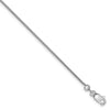 14k White Gold .90mm Round Snake Chain Available Sizes 7"-30"